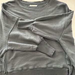 Free People Camden sweatshirt, extra small, grey, great condition.